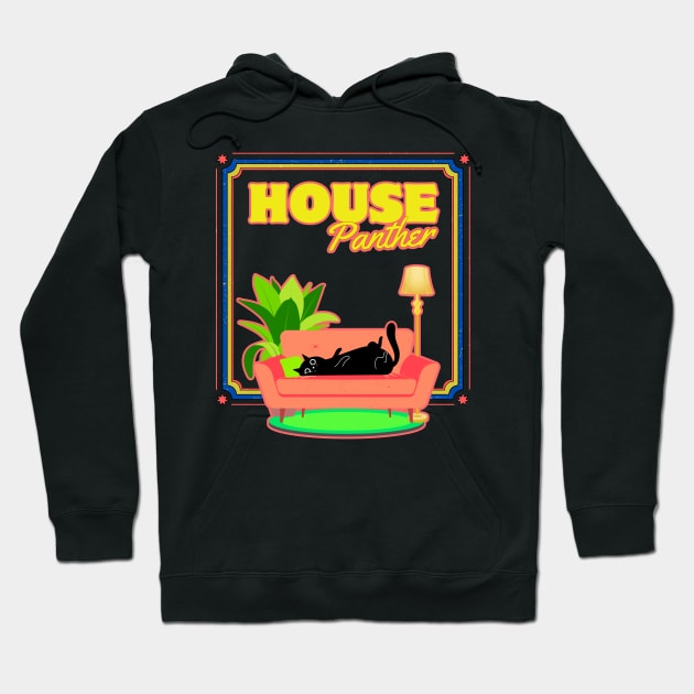House panther Hoodie by Zimny Drań